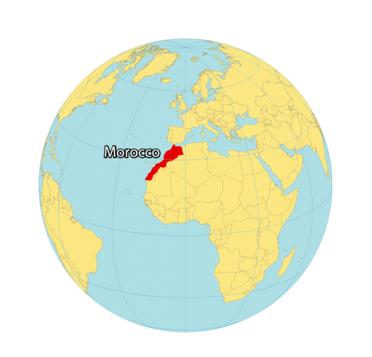 Morocco Map World