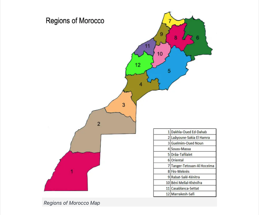 regions of morocco