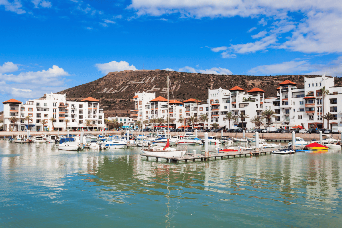 Agadir Coast and Marina
