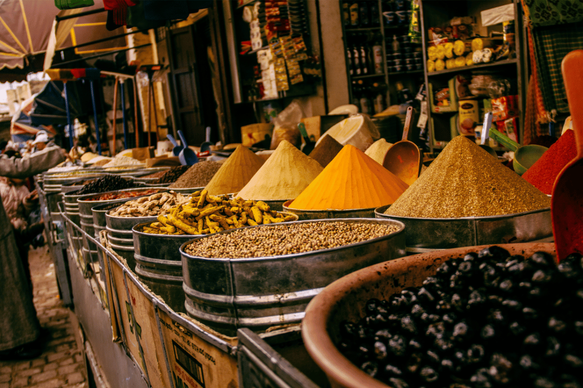 Moroccan Spices Diversity