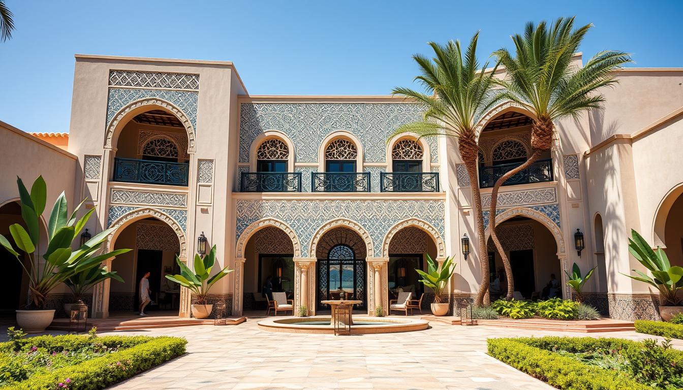 Fusion of modern-traditional designs in Moroccan Architecture