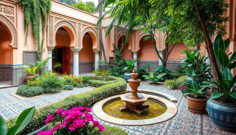 Garden design principles in Moroccan Architecture