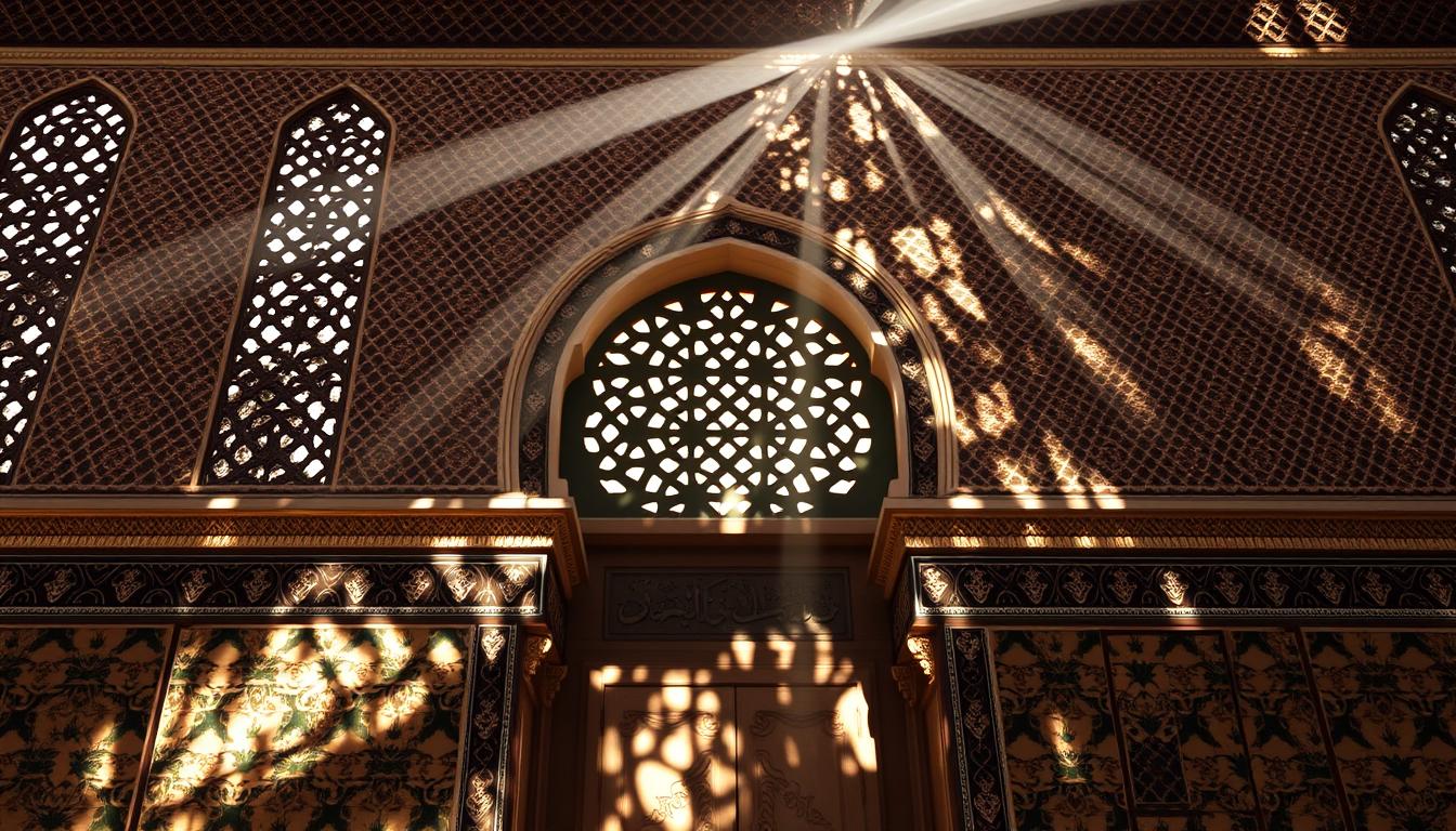 Lighting and shadow play in Moroccan Architecture