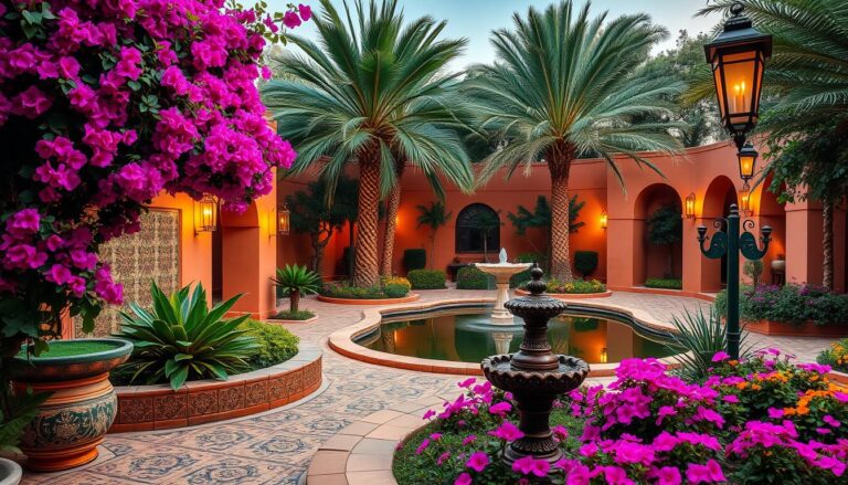 Moroccan garden design worldwide