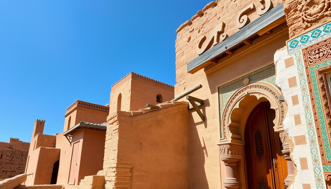 Traditional building materials in Morocco