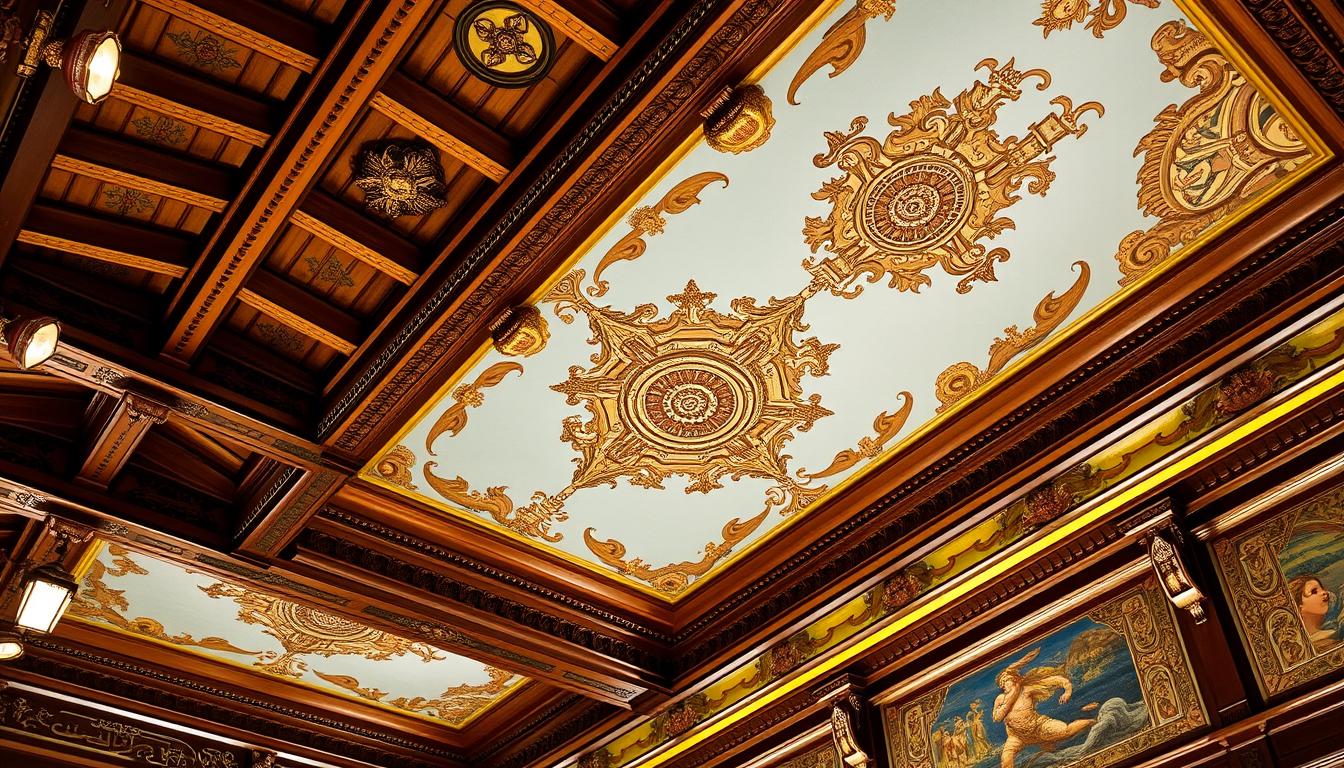 Traditional ceiling designs in Morocco